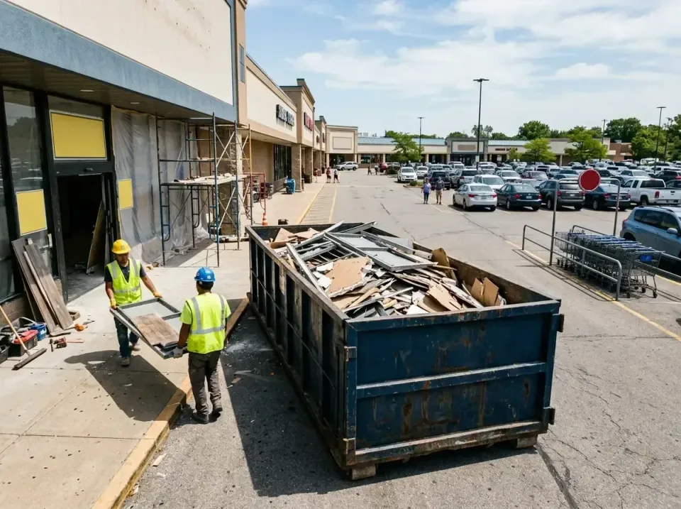 retail-store-renovation-debris-003 — frequently asked questions, Roll-off Dumpster Rentals in Mayo, MD